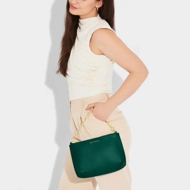 Emerald Green Astrid Chain Clutch KLB2980 Katie Loxton Jewelry And Accessories