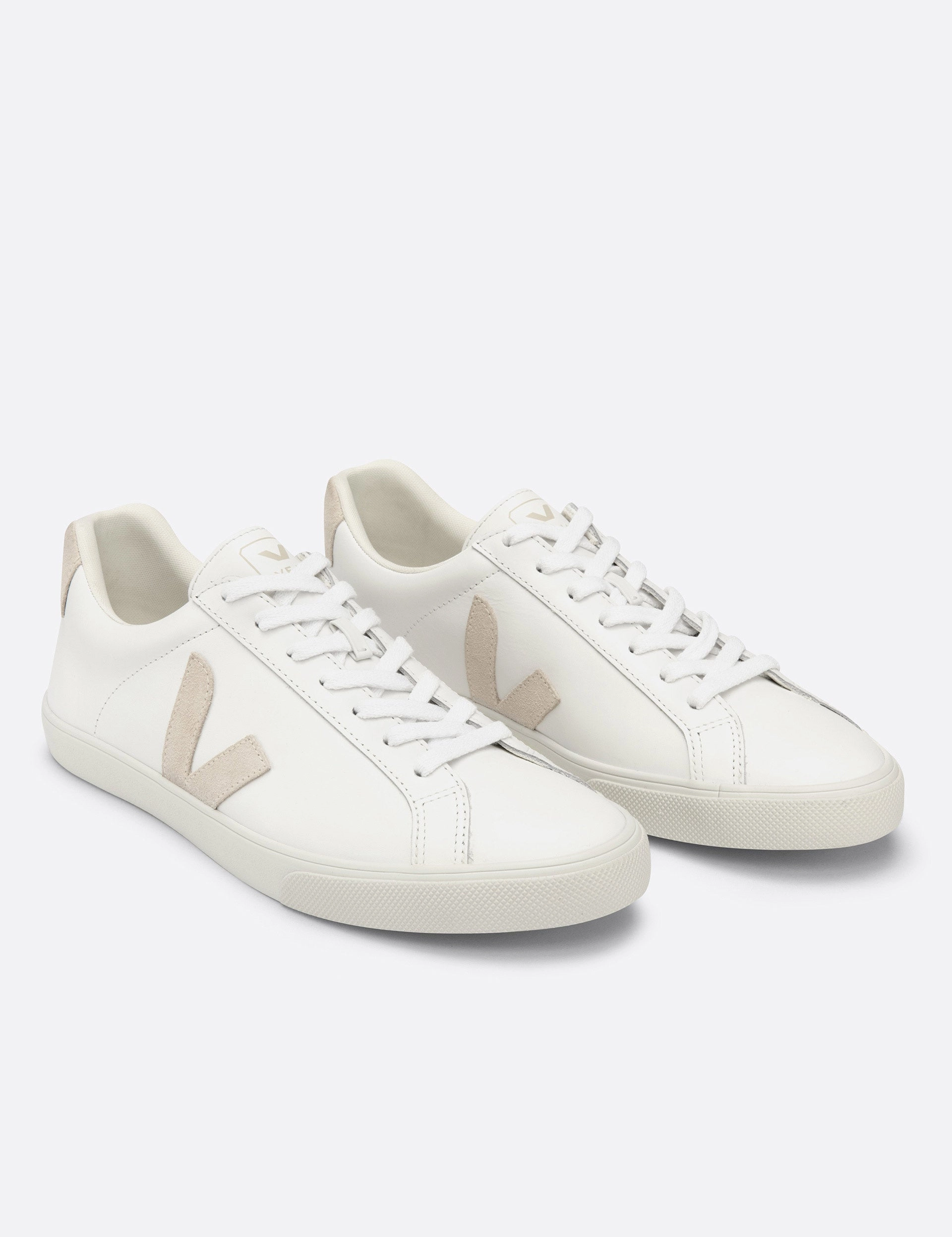 Esplar Leather - Extra-White Sable Veja women's trendy casual shoes