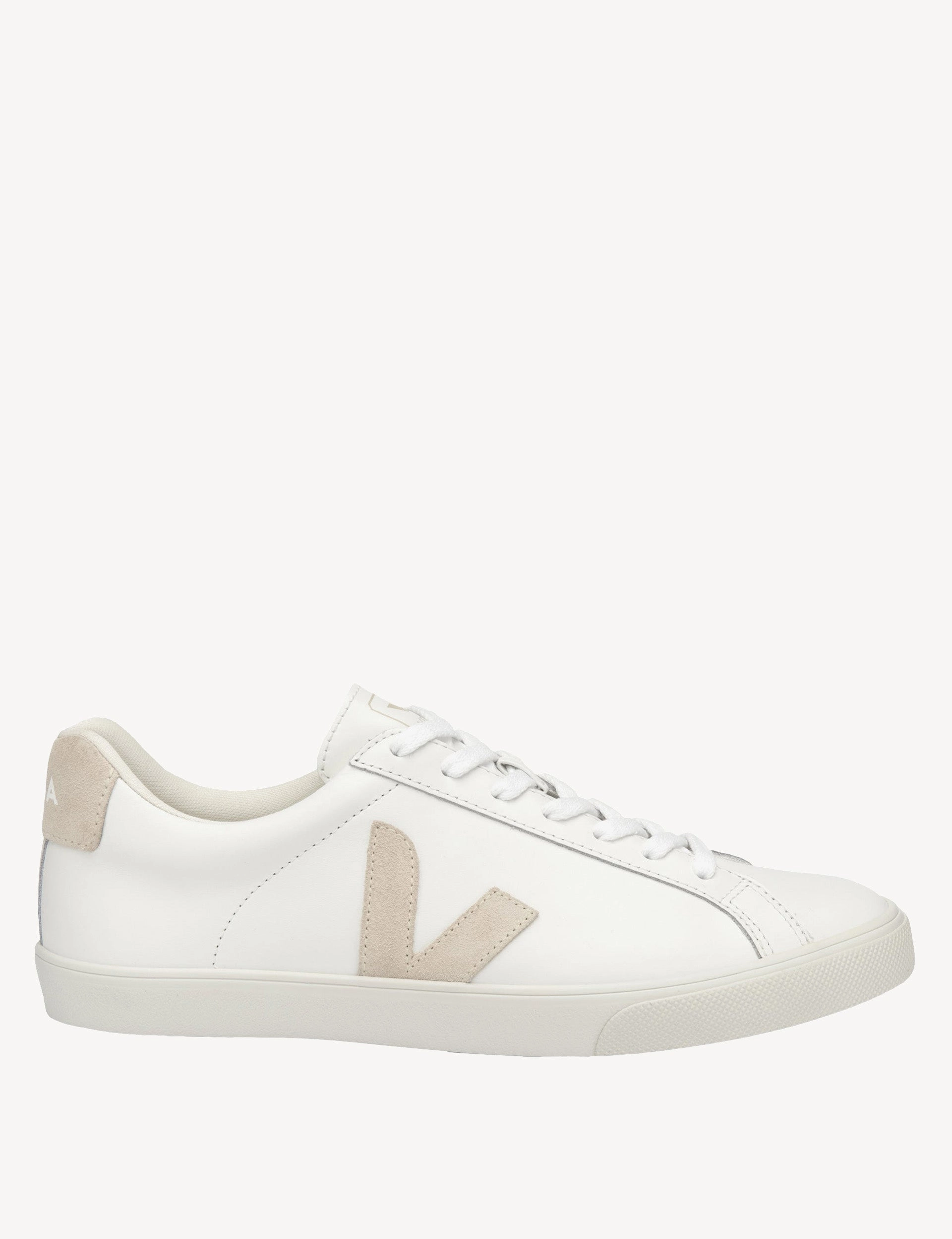 Esplar Leather - Extra-White Sable Veja womens shoes with sustainable materials
