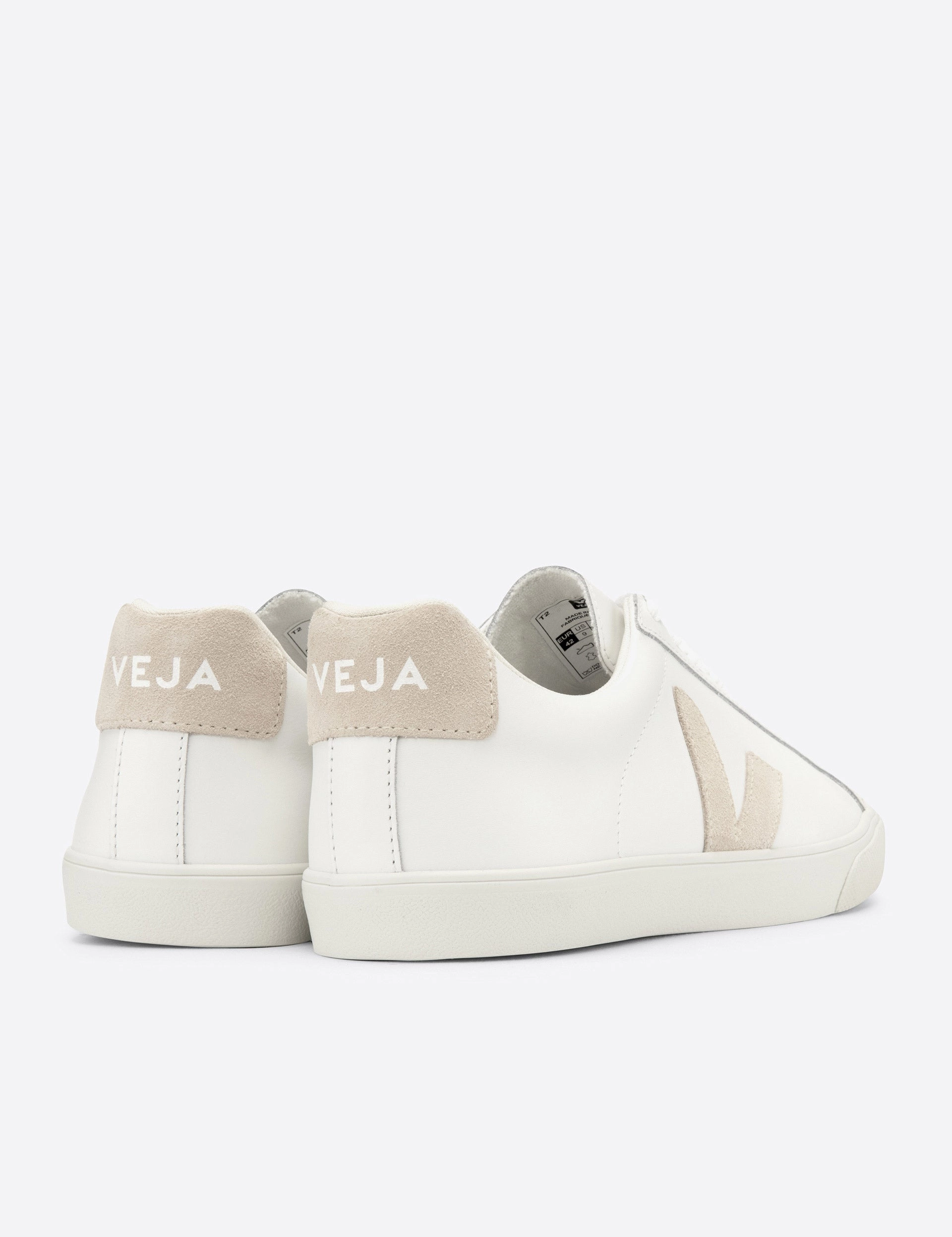 Esplar Leather - Extra-White Sable Veja women's trendy casual shoes