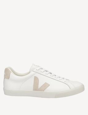 Esplar Leather - Extra-White Sable Veja womens shoes with sustainable materials