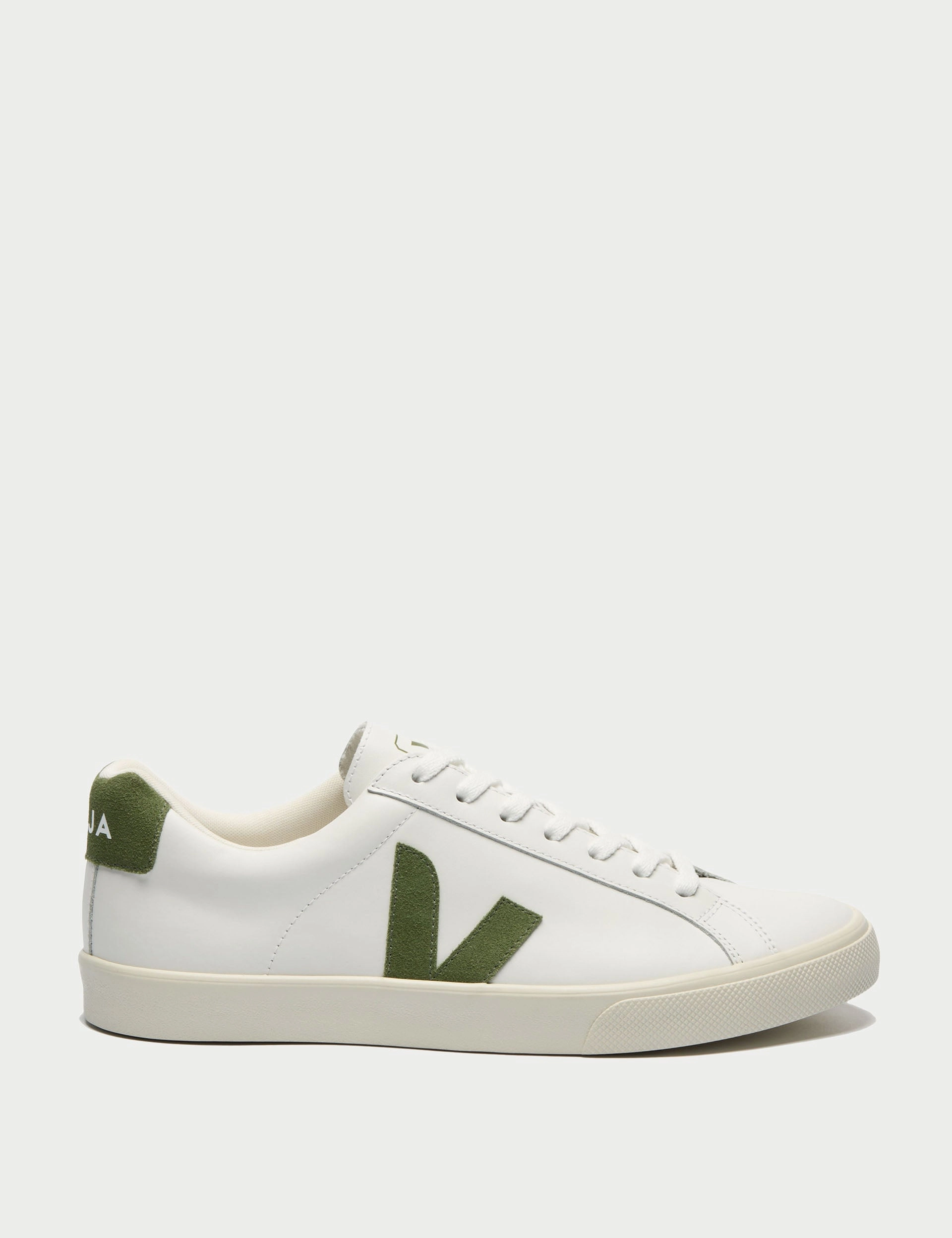 Esplar Leather - White Kiwi Veja womens shoes with sustainable materials