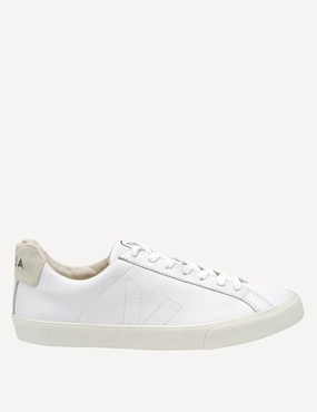 Esplar Leather - White Veja womens shoes with sustainable materials
