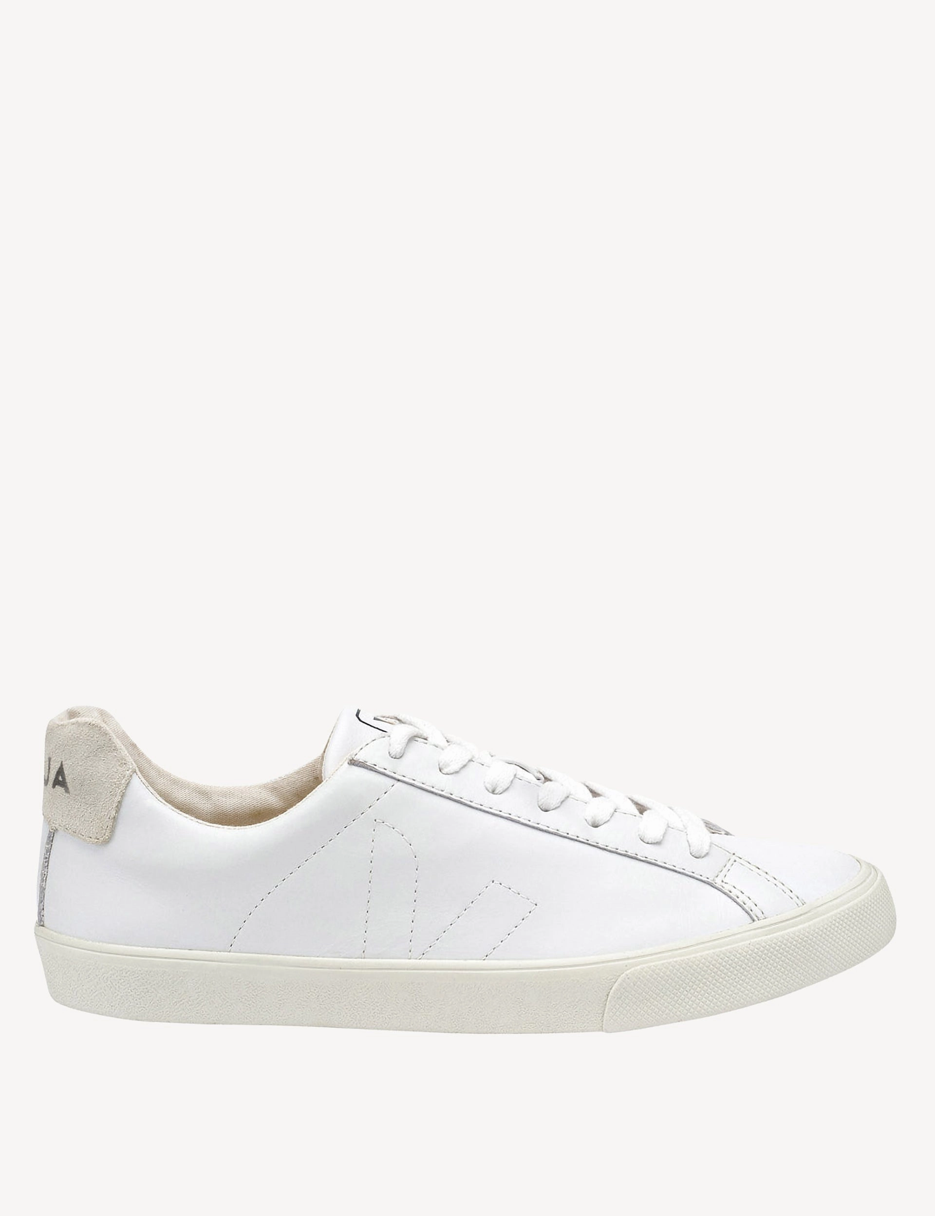 Esplar Leather - White Veja womens shoes with sustainable materials