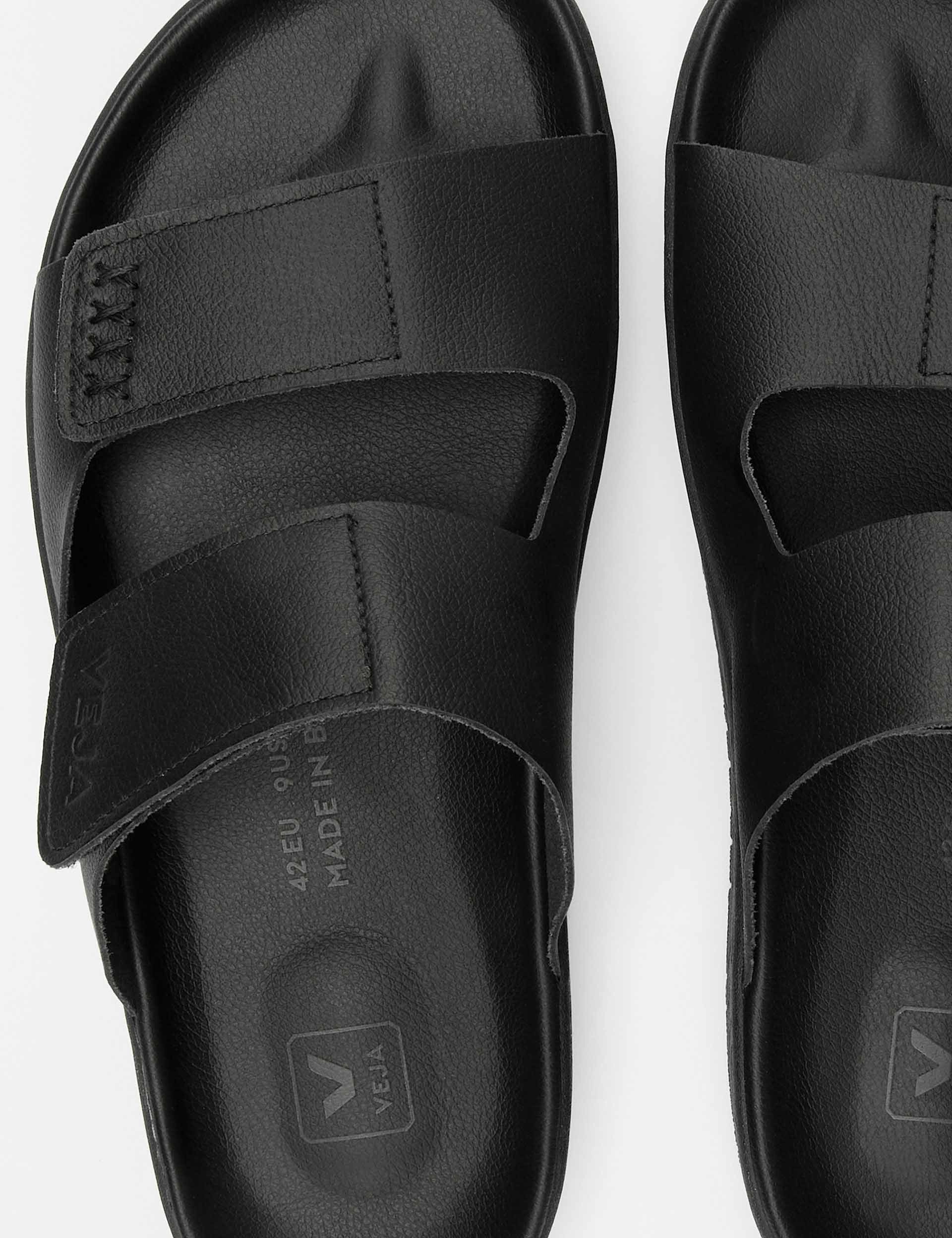 Etna Leather - Full Black Veja women's trendy casual shoes