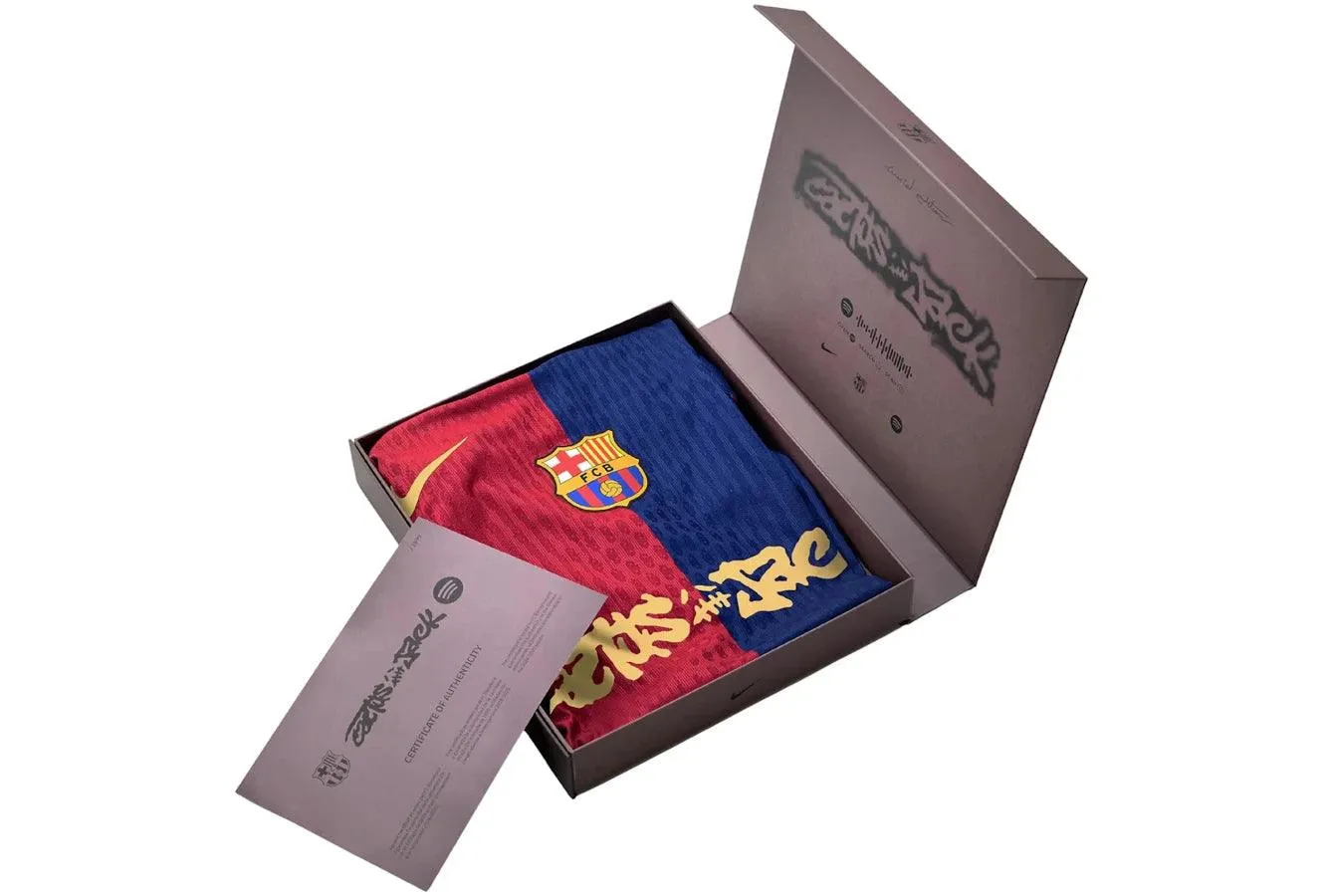 FC Barcelona x Travis Scott Limited Edition Match Home 2024/25 Jersey Blue/Scarlet Nike Air Max collection