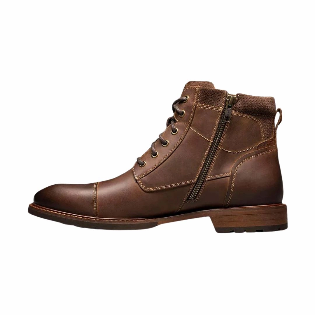 FLORSHEIM LODGE CAP TOE LACE BOOT Florsheim classic dress shoes