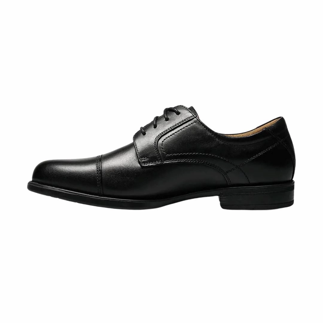 FLORSHEIM MIDTOWN CAP TOE OXFORD BLACK MEDIUM AND WIDE Florsheim classic dress shoes
