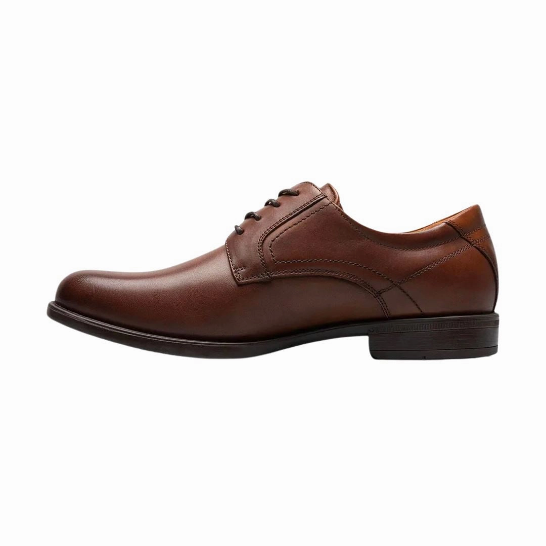 FLORSHEIM MIDTOWN PLAIN TOE OXFORD COGNAC MEDIUM AND WIDE Florsheim classic dress shoes