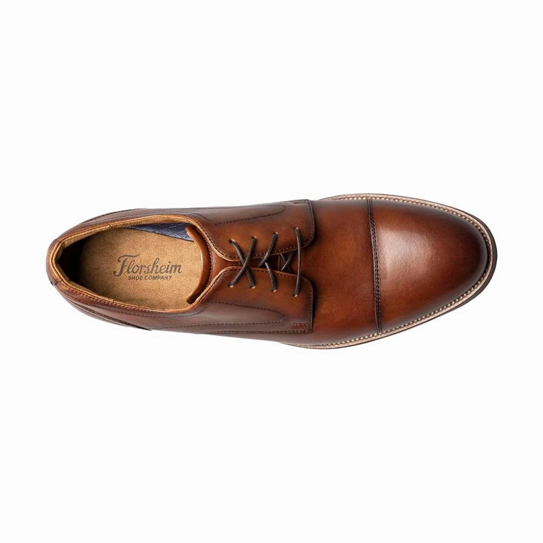 FLORSHEIM RUCCI CAP TOE OXFORD MEDIUM AND WIDE Florsheim classic dress shoes
