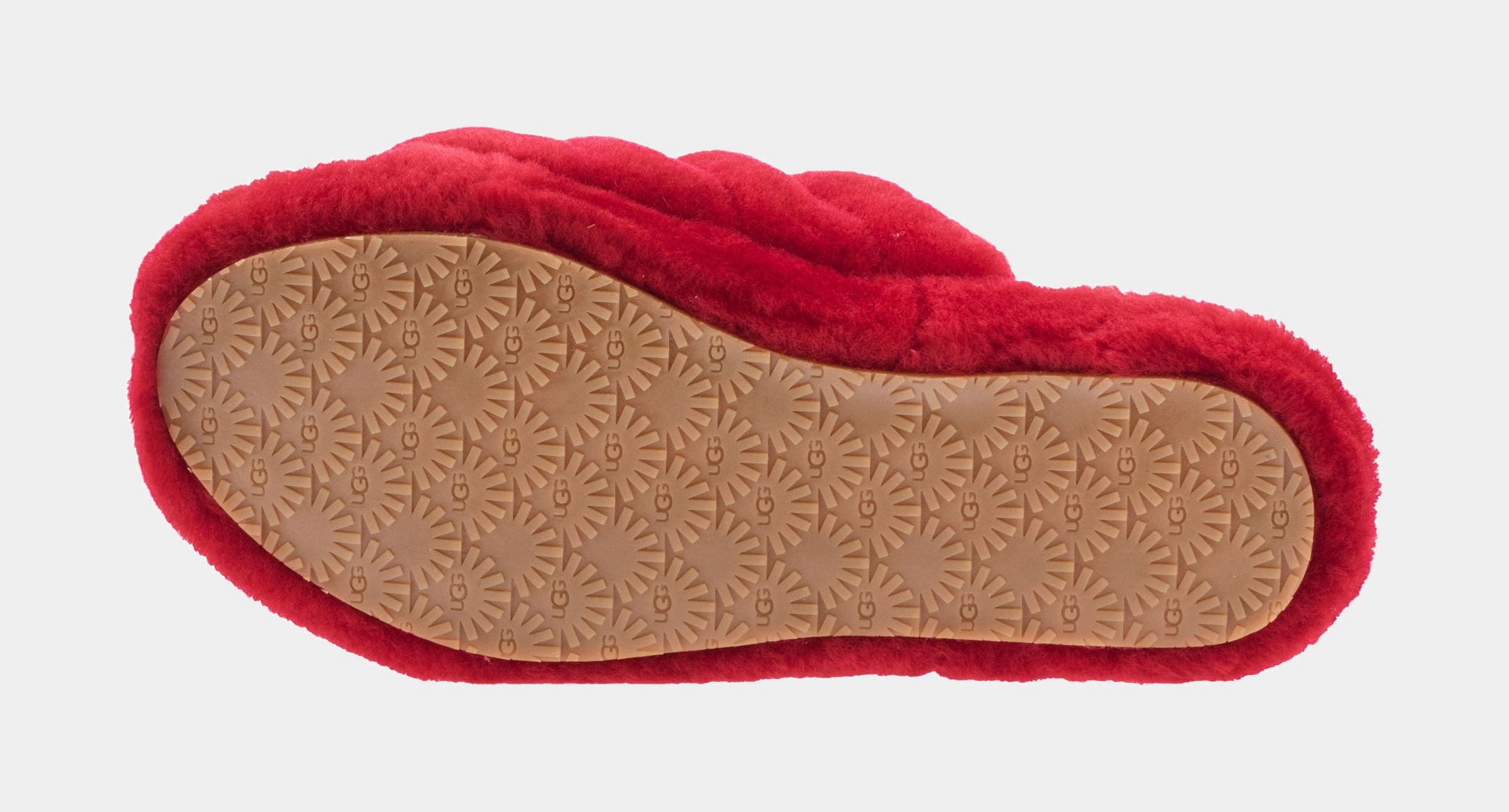 Fluff Yeah Grade School Slide on Sandals (Red) Ugg Mini Boot Styles