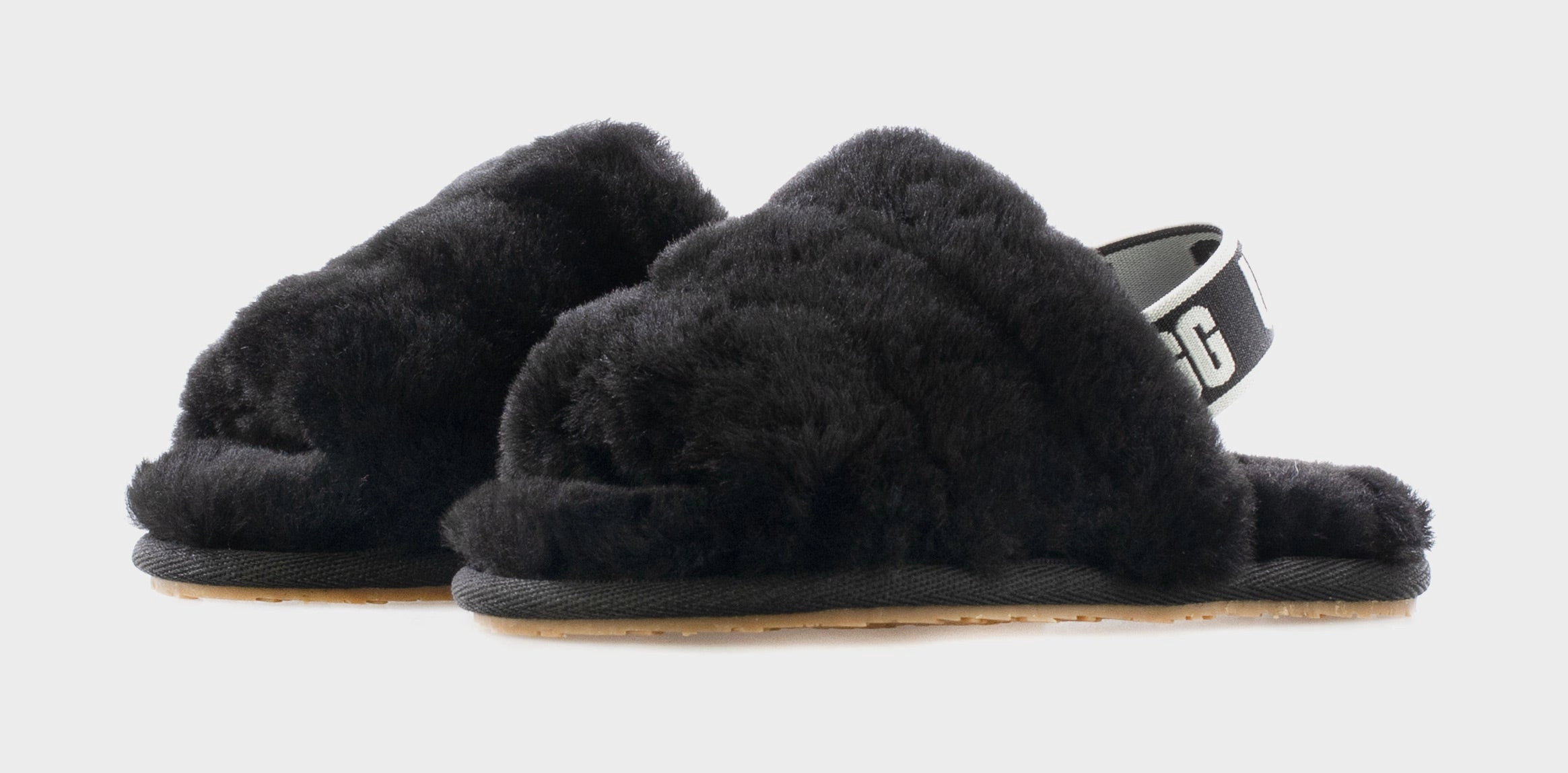 Fluff Yeah Toddler Slide Sandal (Black) Ugg Mini Boot Styles