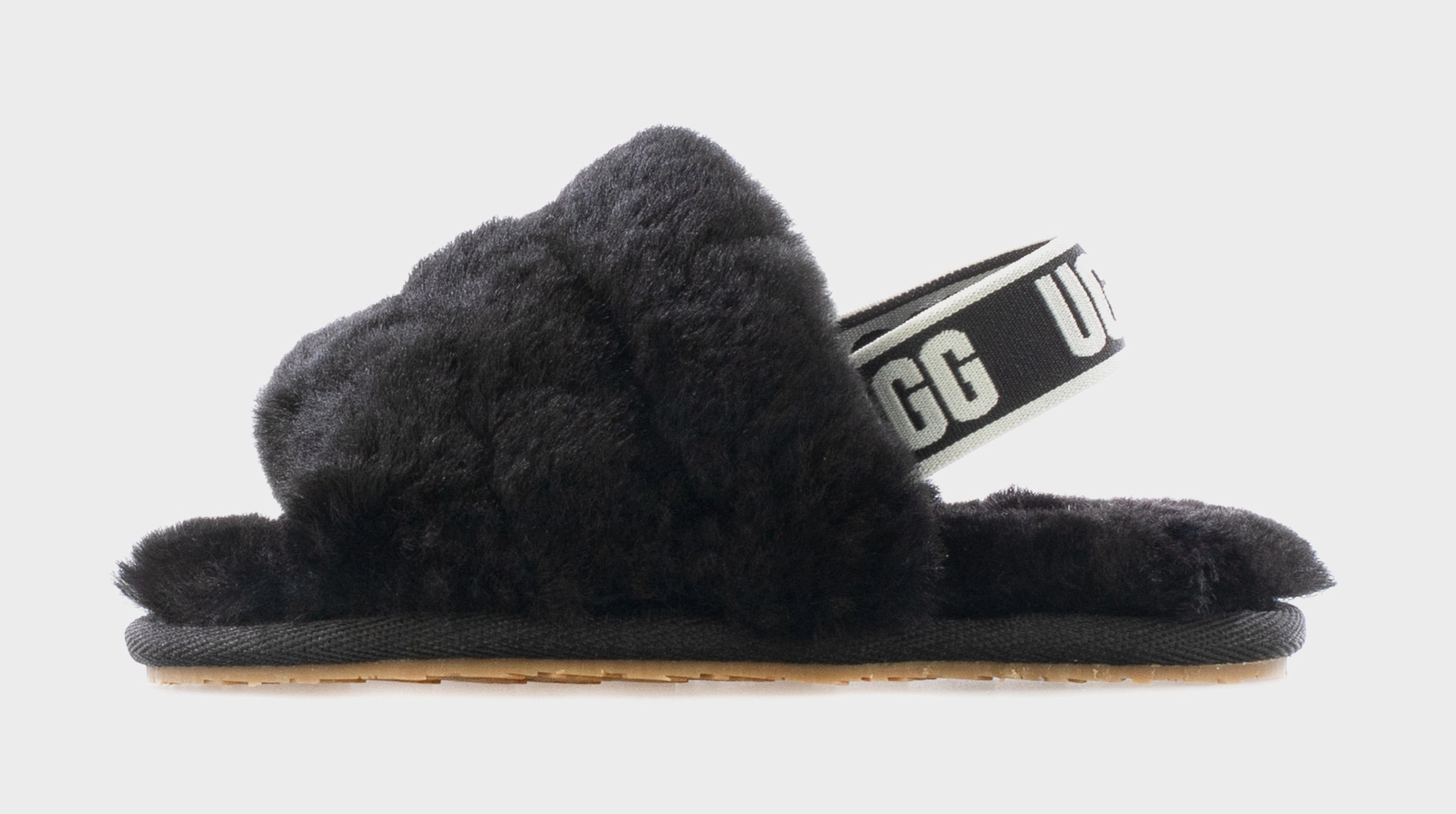 Fluff Yeah Toddler Slide Sandal (Black) Ugg Mini Boot Styles
