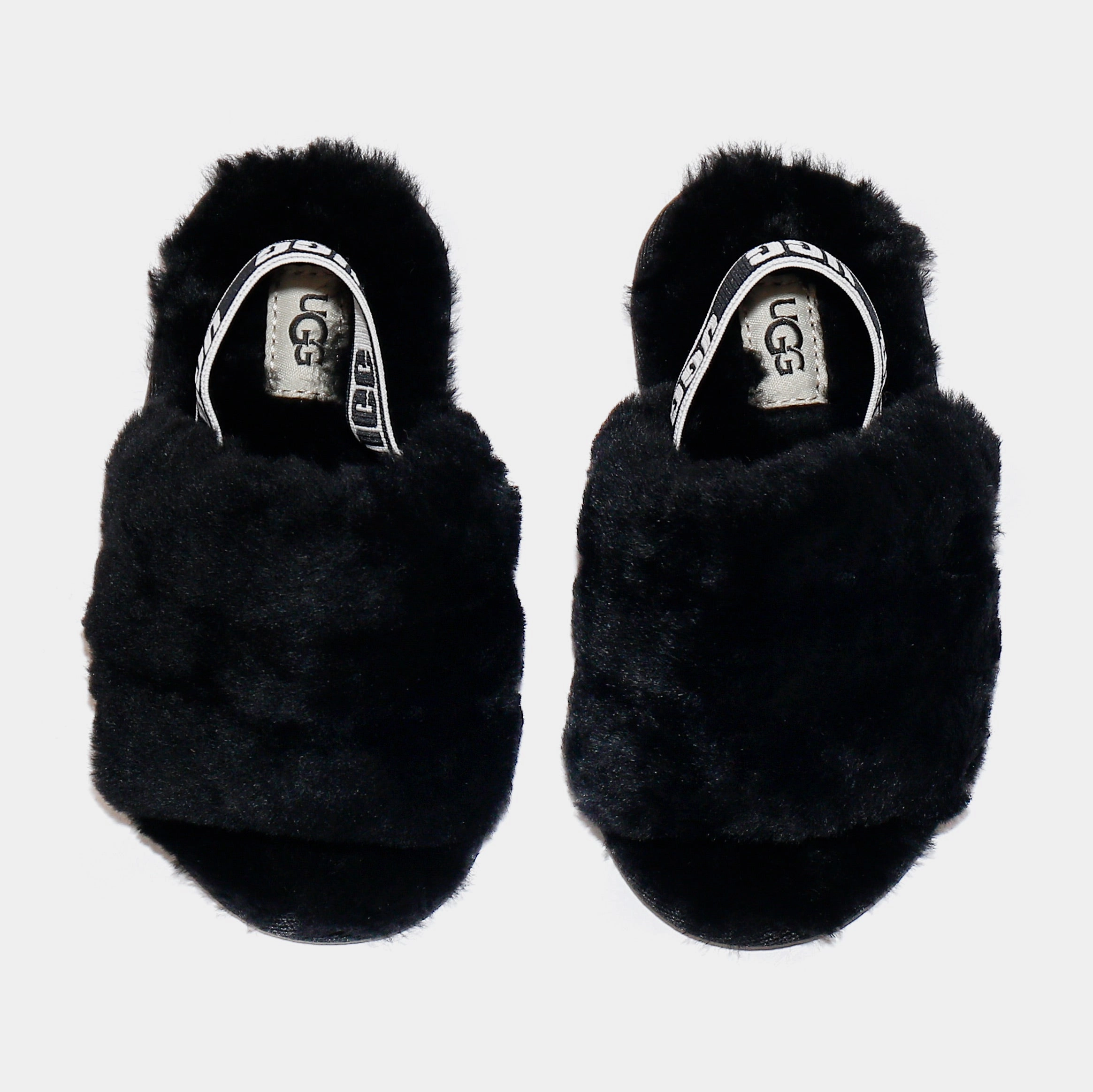 Fluff Yeah Toddler Slide Sandal (Black) Ugg Mini Boot Styles