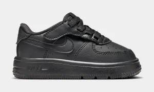 Force 1 Low EasyOn Infant Toddler Lifestyle Shoes (Black) nike air force 1 timeless streetwear shoes