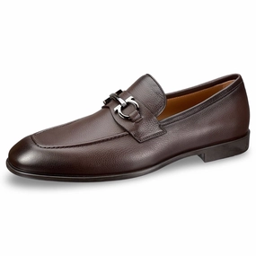 Foster Gancini Moccasin Salvatore Ferragamo luxury leather loafers