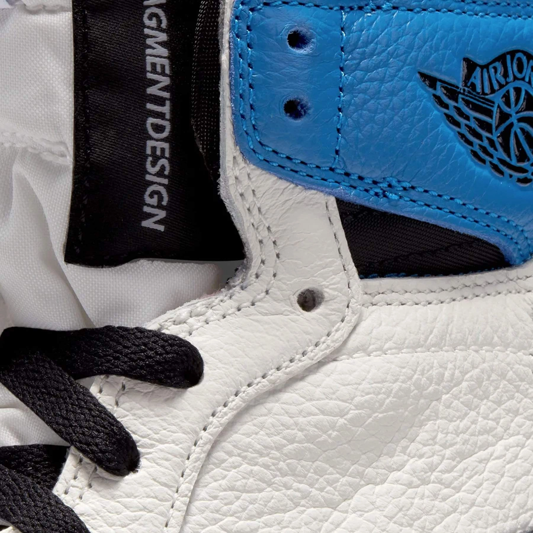 Fragment Design x Travis Scott x Air Jordan 1 Retro High Air Jordan 1 vintage style sneakers