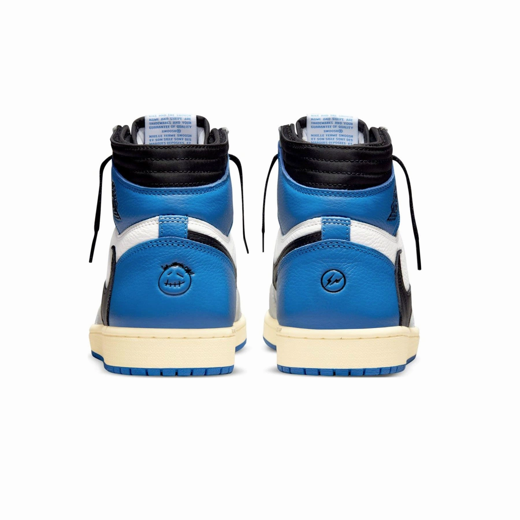 Fragment Design x Travis Scott x Air Jordan 1 Retro High Air Jordan 1 vintage style sneakers