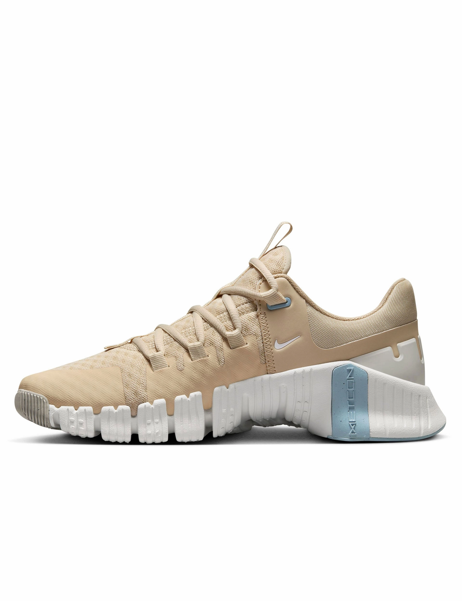 Free Metcon 5 Shoes - Sanddrift/White/Phantom/Light Iron Ore Nike women's stylish athletic footwear