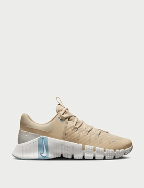 Free Metcon 5 Shoes - Sanddrift/White/Phantom/Light Iron Ore Nike womens shoes with sleek design