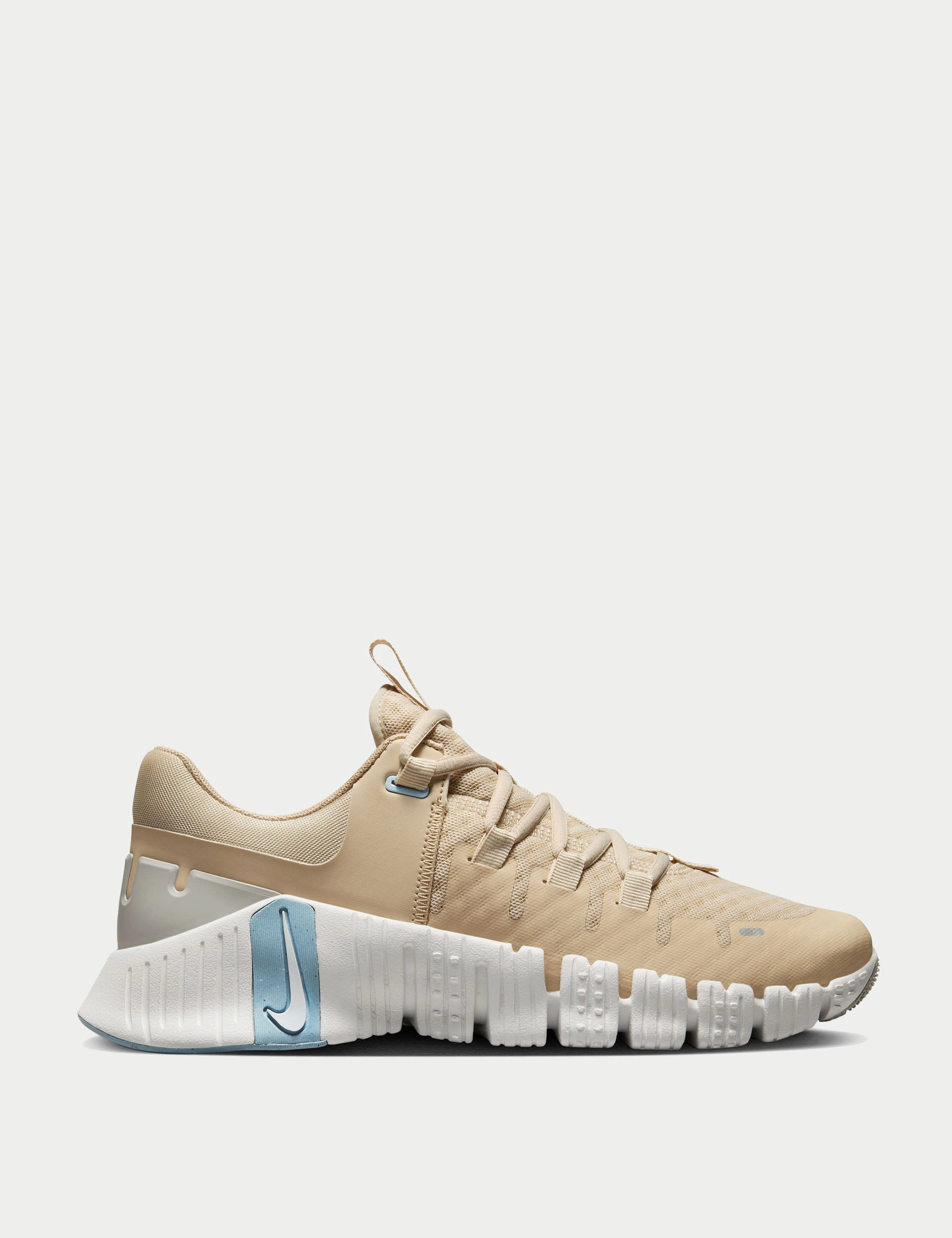Free Metcon 5 Shoes - Sanddrift/White/Phantom/Light Iron Ore Nike womens shoes with sleek design