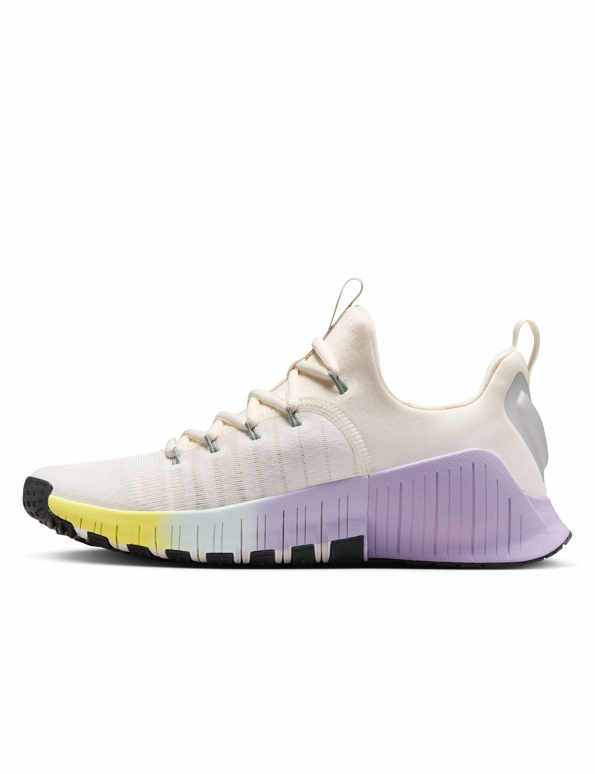 Free Metcon 6 SE Shoes - Phantom/Black/Hydrangeas/Metallic Silver Nike women's stylish athletic footwear