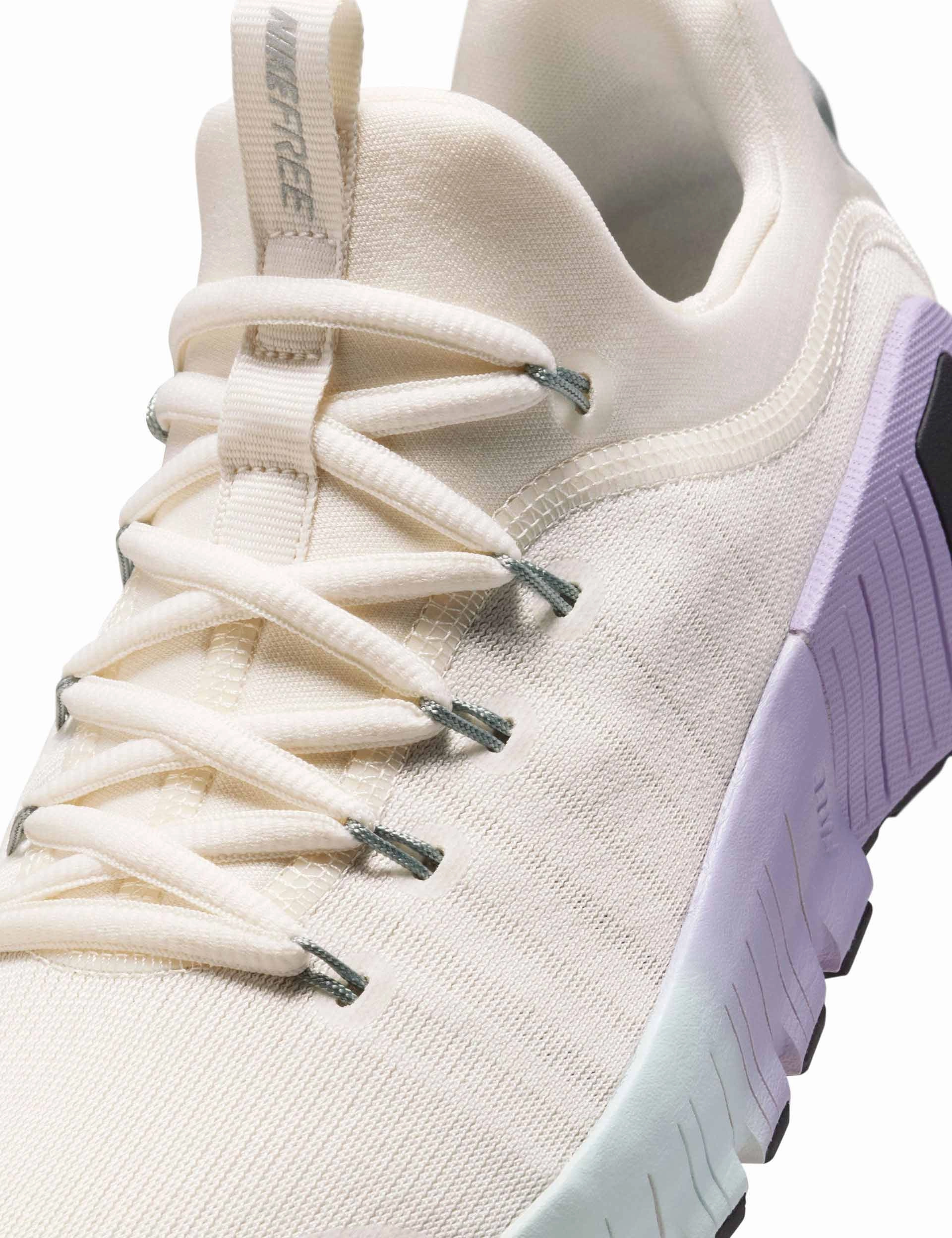 Free Metcon 6 SE Shoes - Phantom/Black/Hydrangeas/Metallic Silver Nike women's stylish athletic footwear