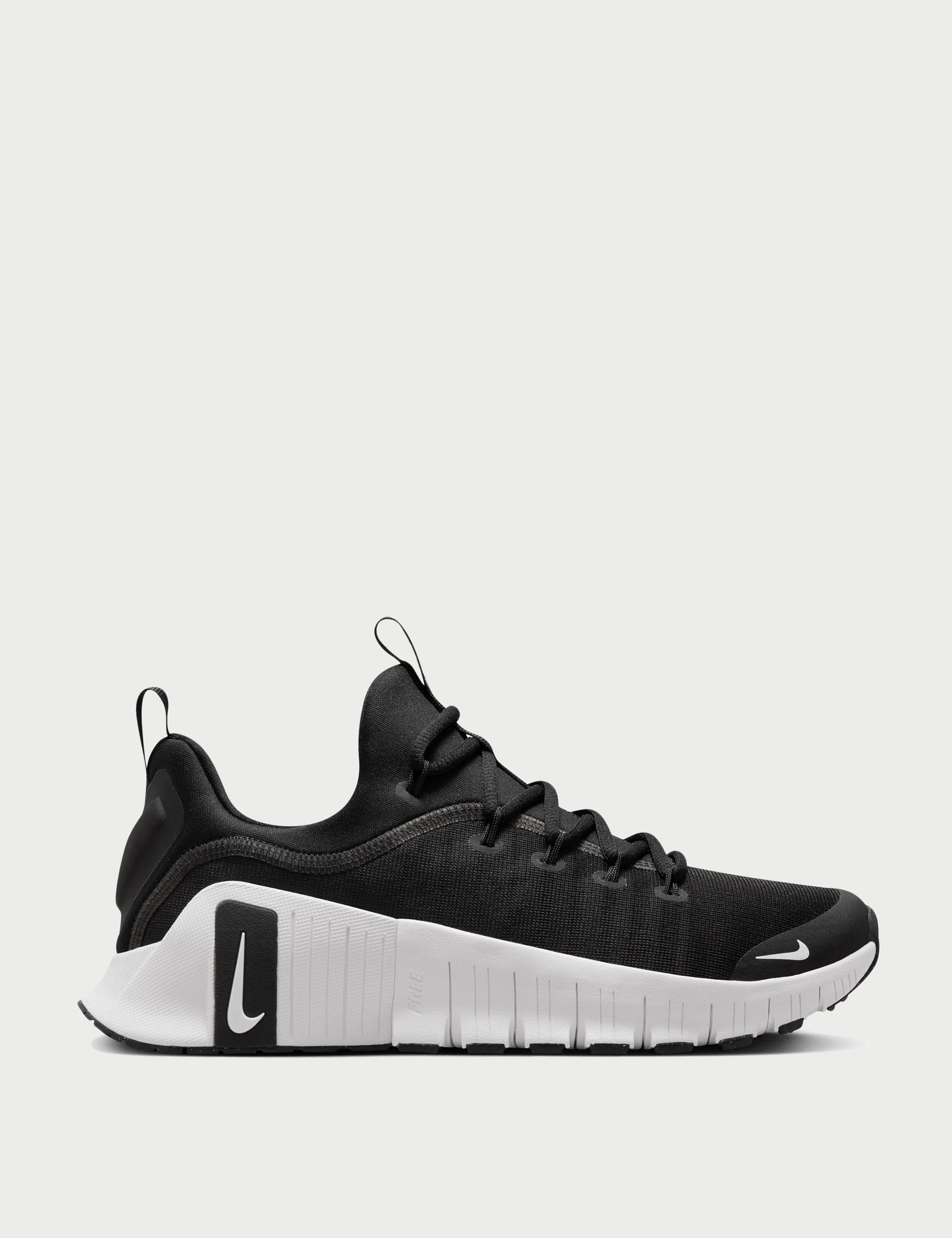Free Metcon 6 Shoes - Black/White Nike womens shoes with sleek design