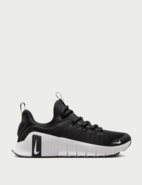 Free Metcon 6 Shoes - Black/White Nike womens shoes with sleek design