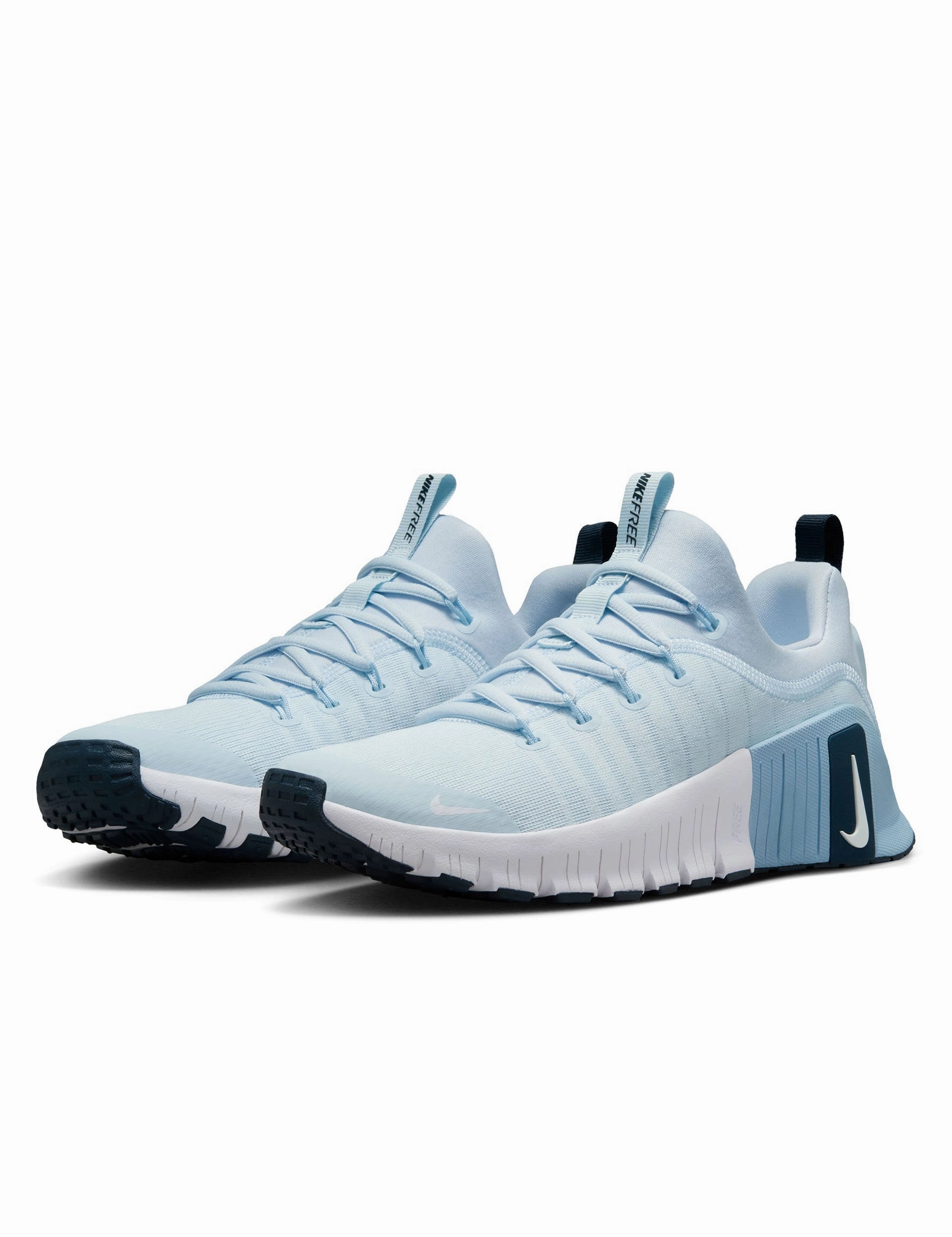 Free Metcon 6 Shoes - Blue Tint/Armory Navy/Light Armory Blue/White Nike women's stylish athletic footwear