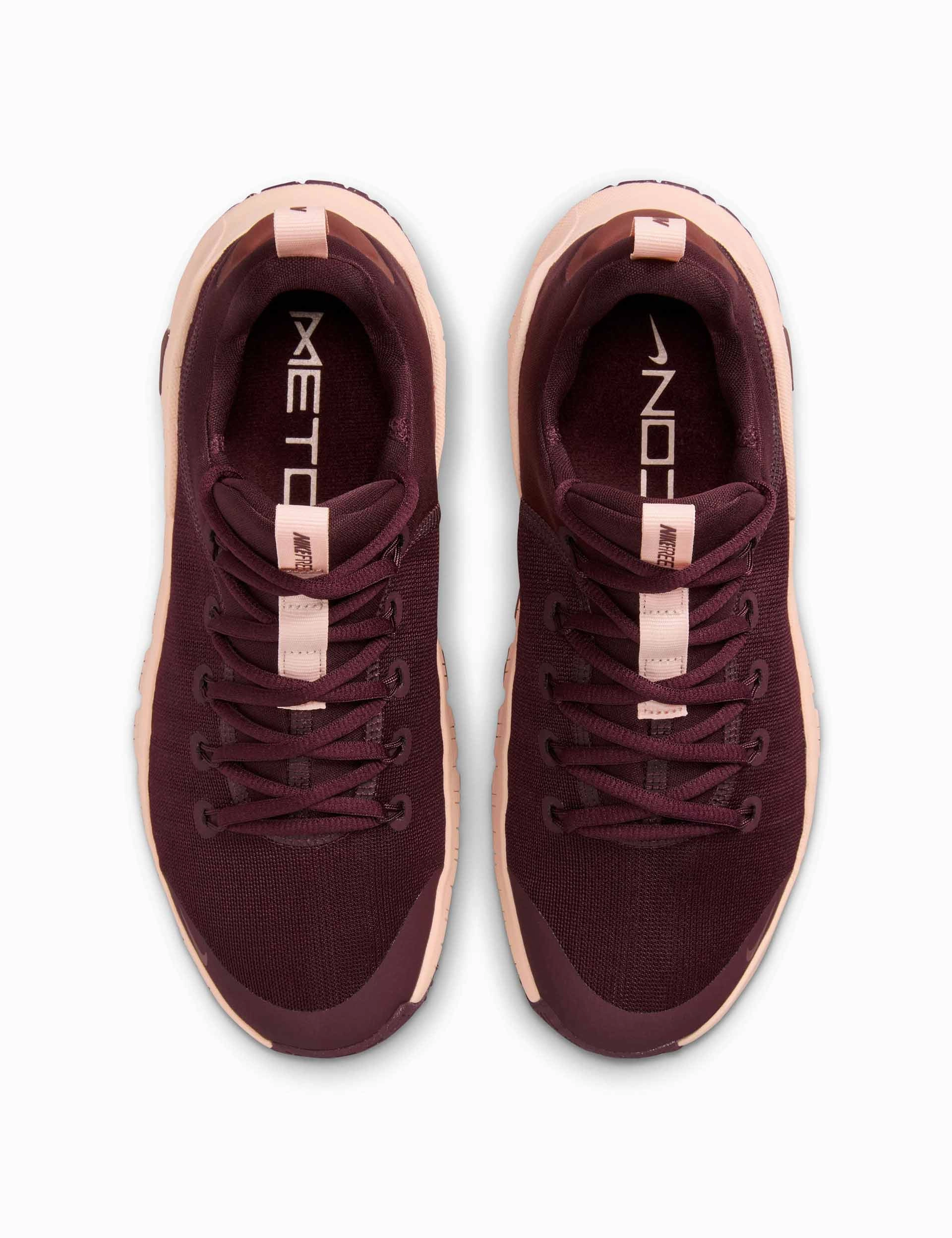 Free Metcon 6 Shoes - Burgundy Crush/Crimson Tint/Dark Pony Nike women's stylish athletic footwear
