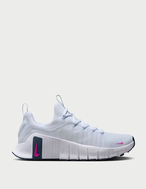 Free Metcon 6 Shoes - Football Grey/Armoury Navy/Hot Fuchsia Nike womens shoes with sleek design