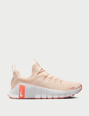 Free Metcon 6 Shoes - Guava Ice/White/Light Wild Mango Nike womens shoes with sleek design