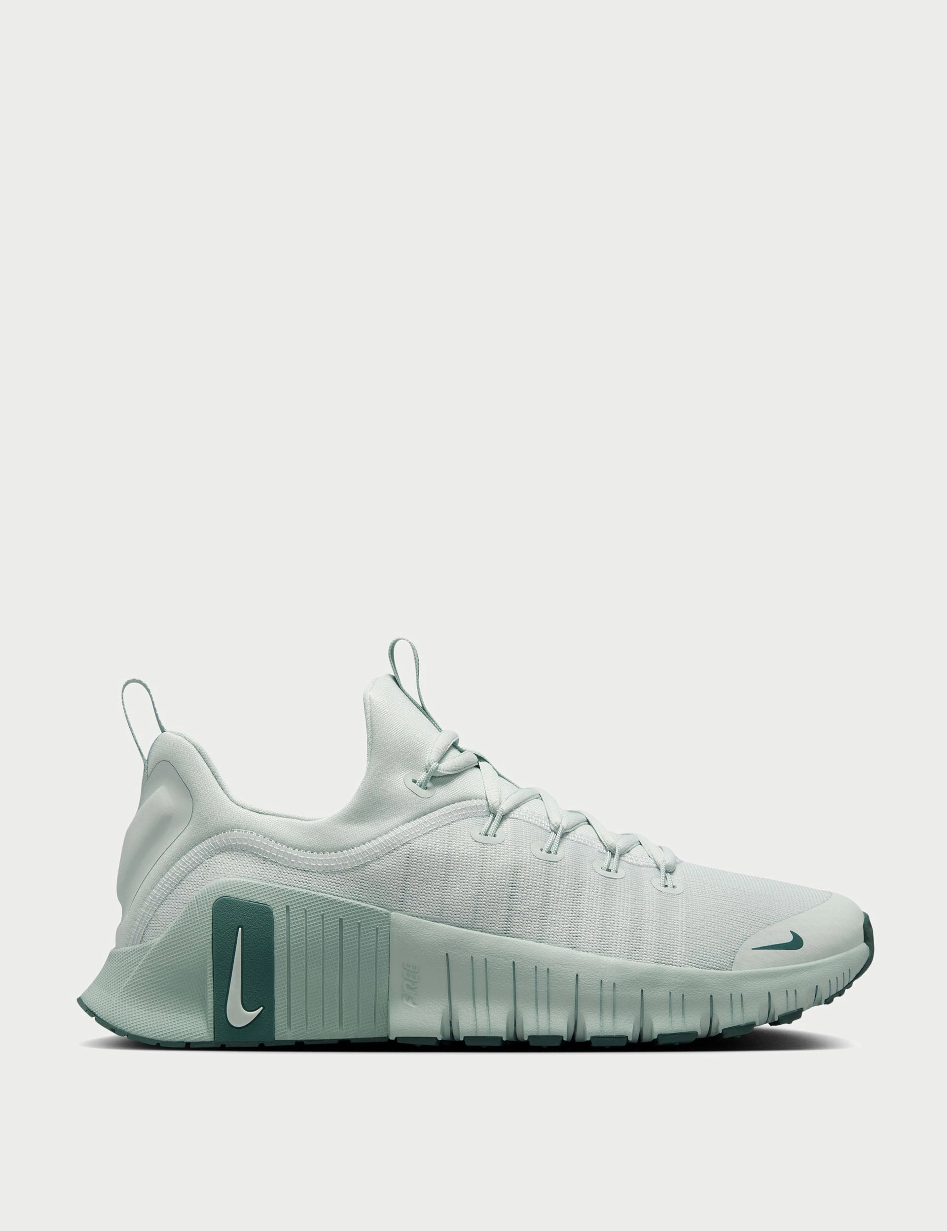 Free Metcon 6 Shoes - Light Silver/Vintage Green/Jade Horizon Nike womens shoes with sleek design
