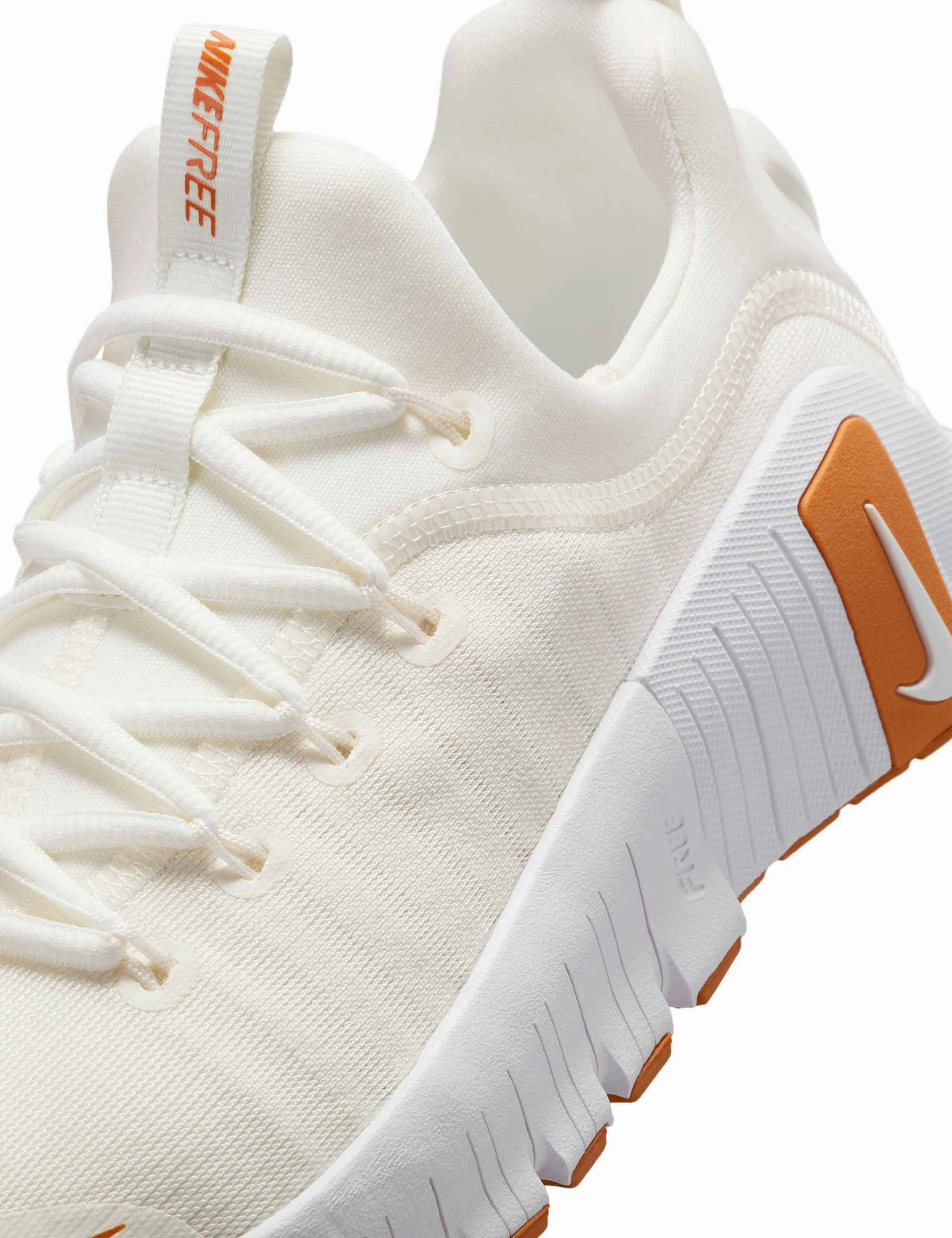 Free Metcon 6 Shoes - Sail/Monarch/White Nike women's stylish athletic footwear
