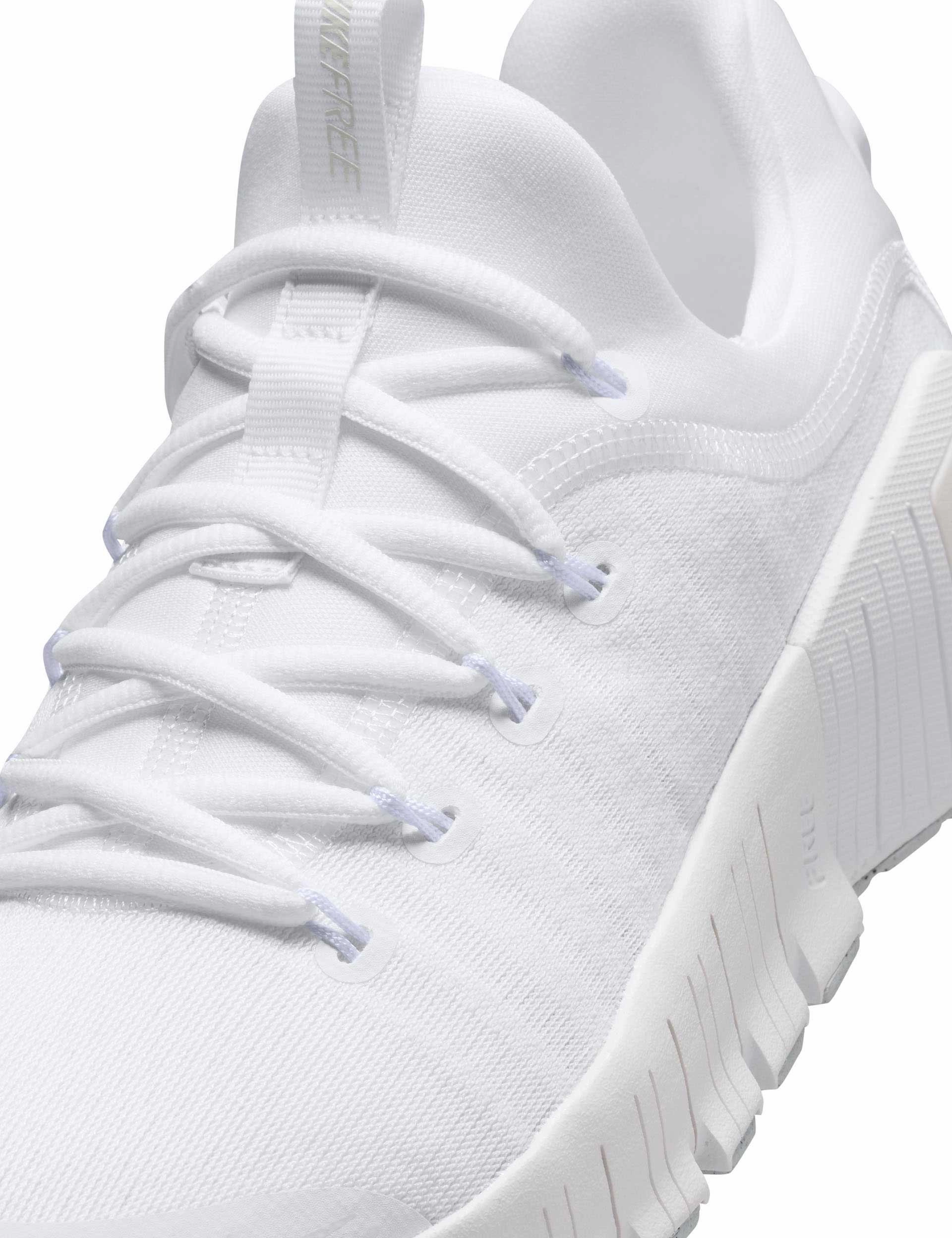 Free Metcon 6 Shoes - White/Platinum Tint Nike women's stylish athletic footwear