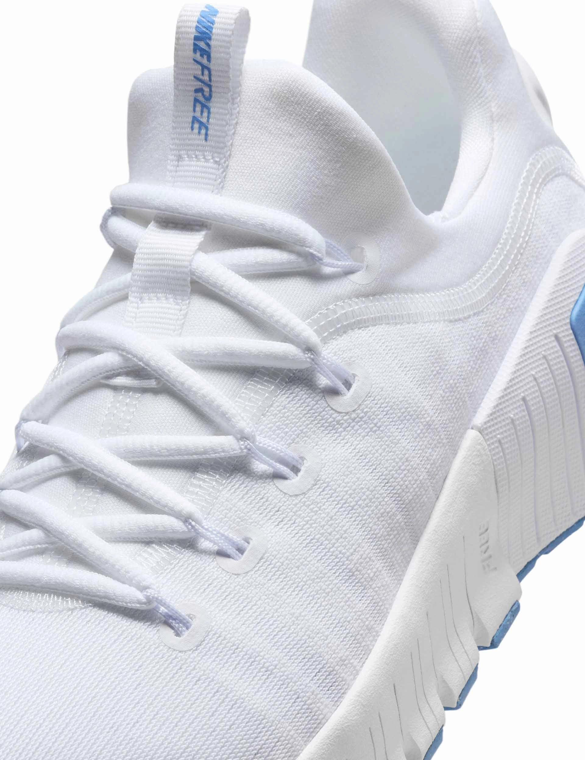 Free Metcon 6 Shoes - White/Royal Pulse Nike women's stylish athletic footwear