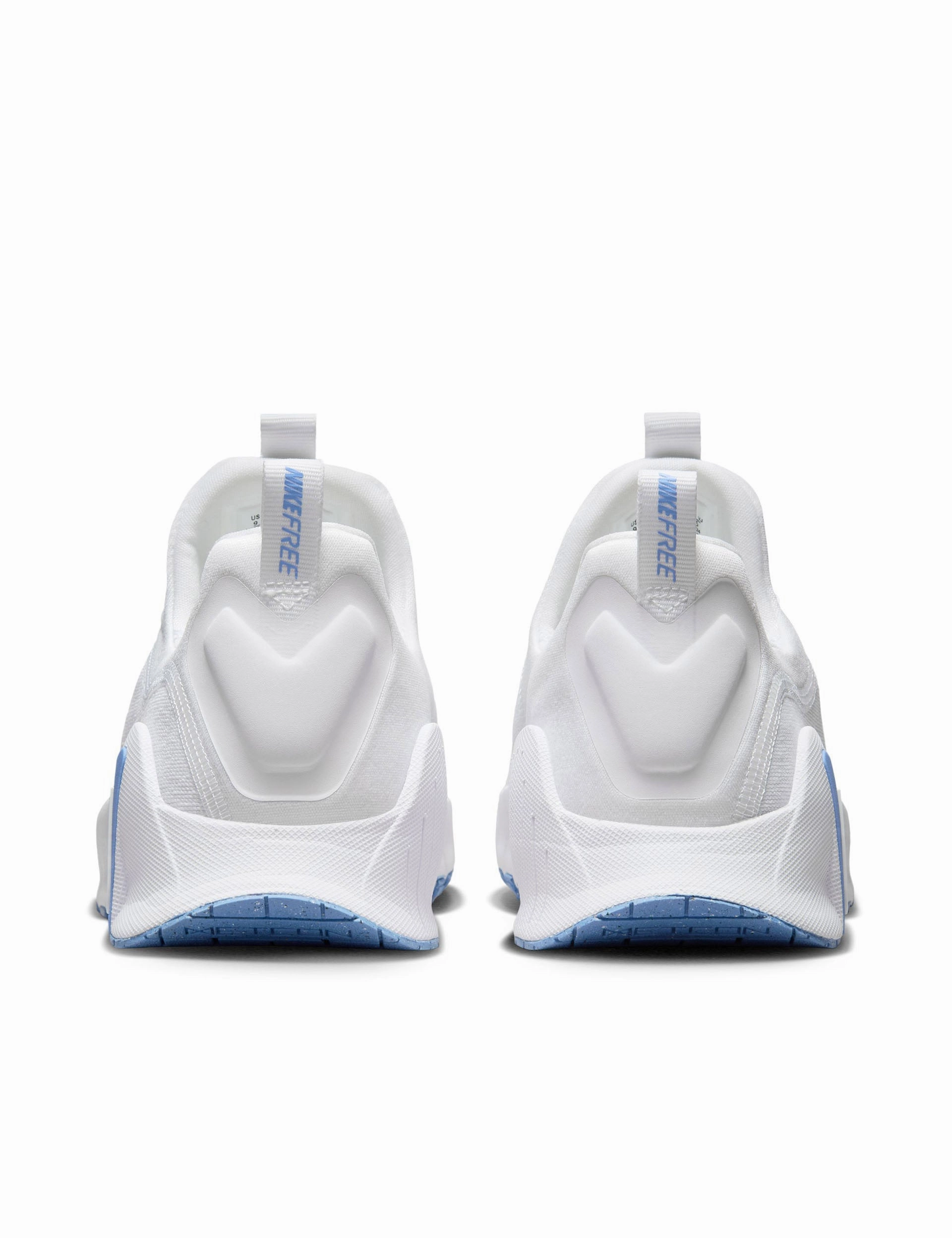 Free Metcon 6 Shoes - White/Royal Pulse Nike women's stylish athletic footwear