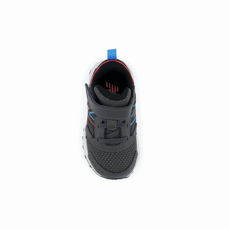 Fresh Foam 650 Bungee Lace with Top Strap - Magnet with Neo Flame and Vibrant Sky - Kids New Balance lifestyle shoes