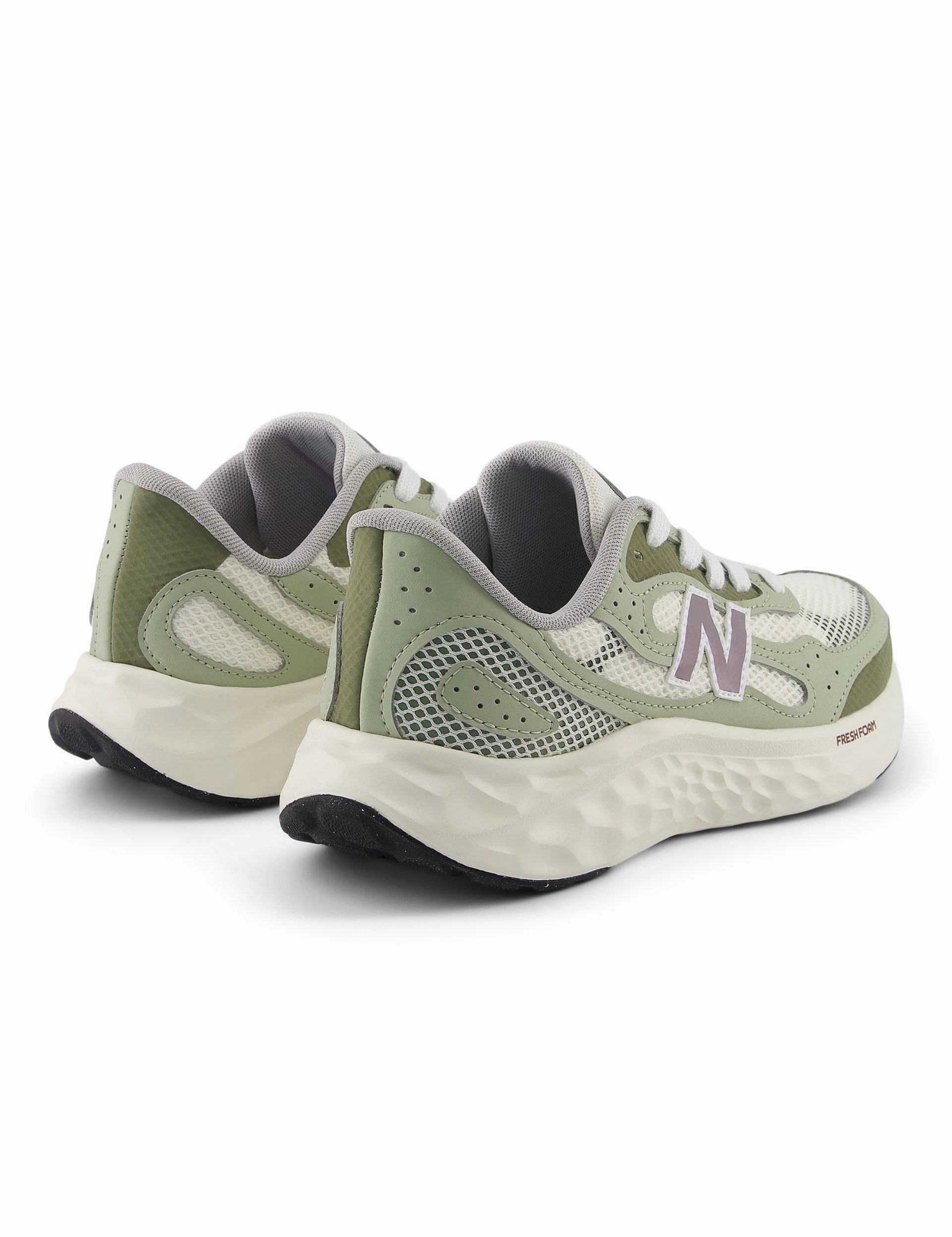 Fresh Foam Arishi v4 Tiralux Shoes - Sea Salt/Olivine/Dark Olivine New Balance women's athletic footwear