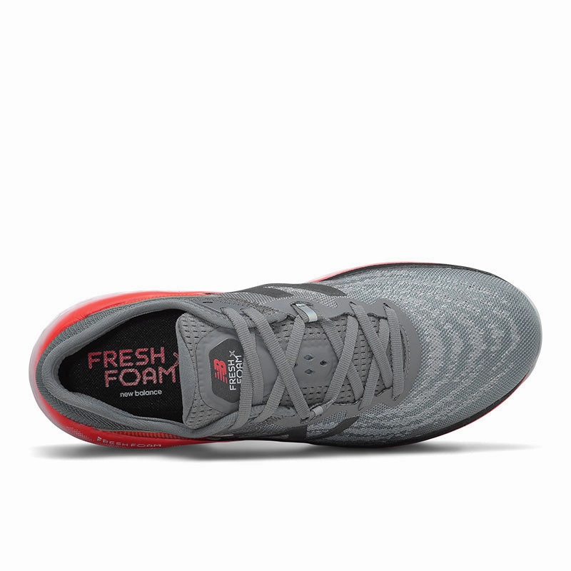 Fresh Foam More v2 - Gunmetal with Neo Flame - Men's New Balance lifestyle shoes