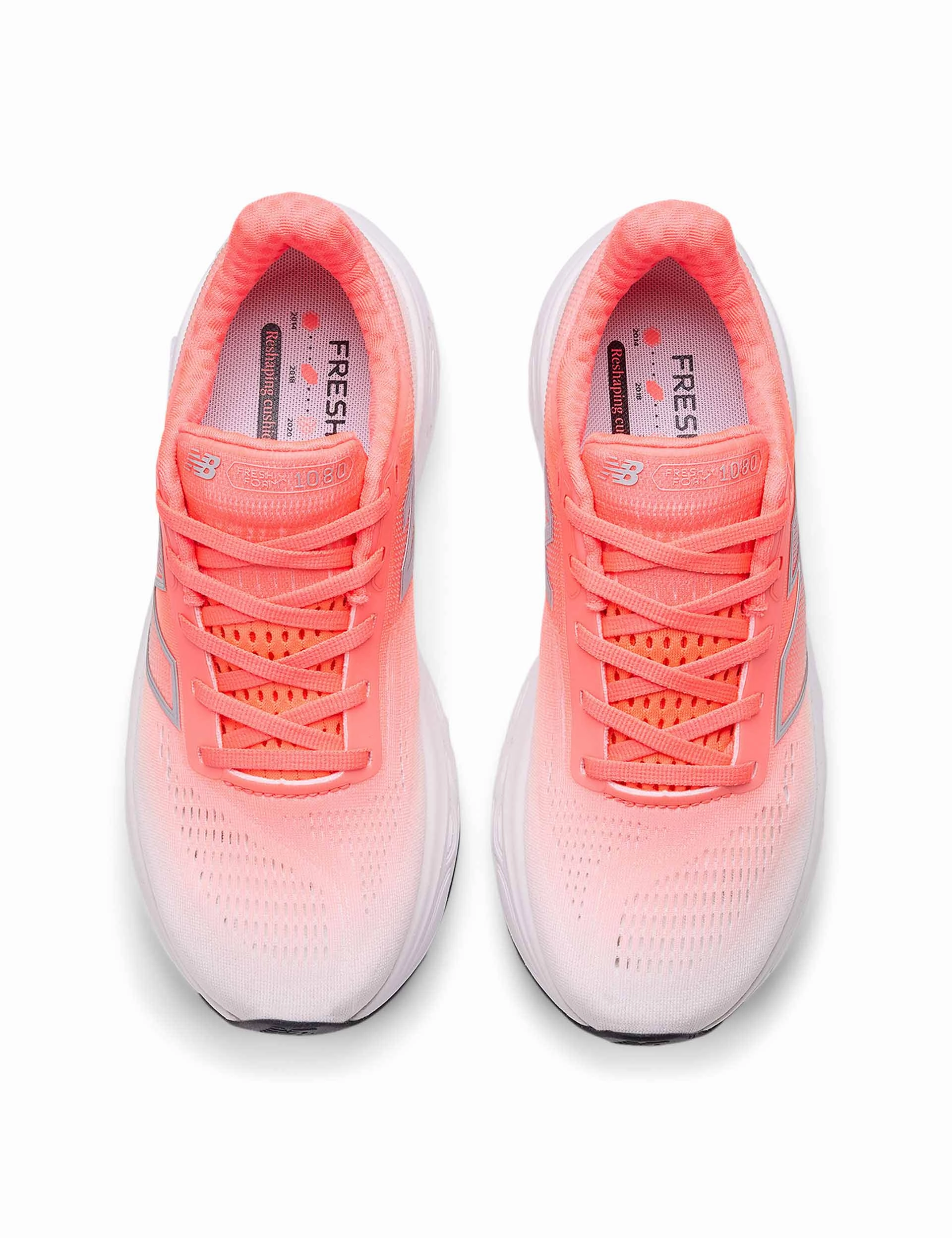 Fresh Foam X 1080 v14 Shoes - Urgent Red New Balance women's athletic footwear