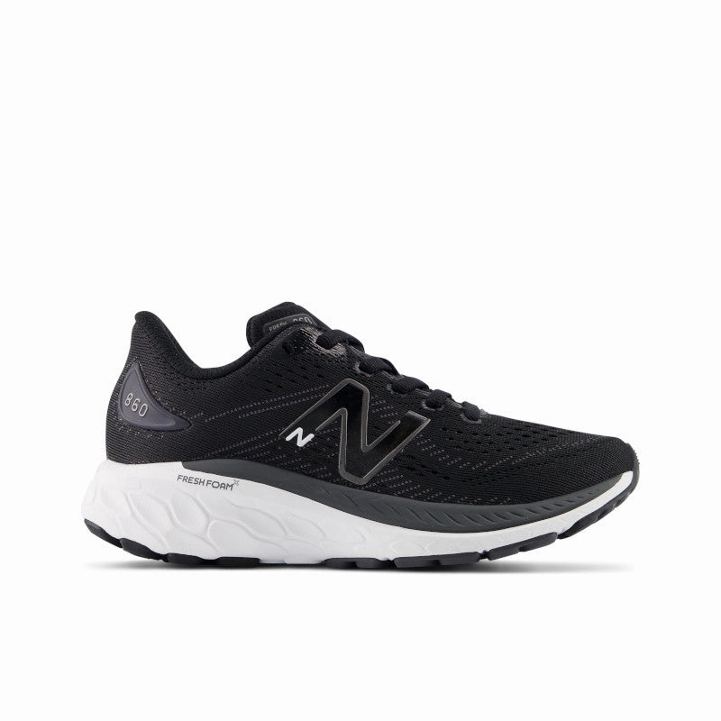 Fresh Foam X 860v13 - Black with White and Magnet - Kids New Balance lifestyle shoes