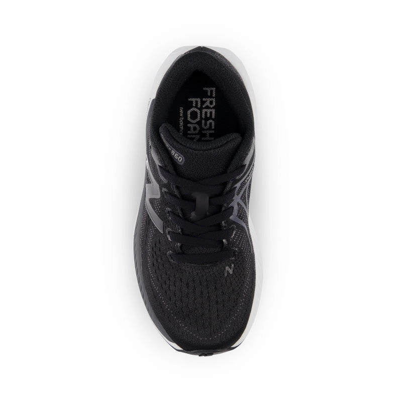 Fresh Foam X 860v13 - Black with White and Magnet - Kids New Balance lifestyle shoes