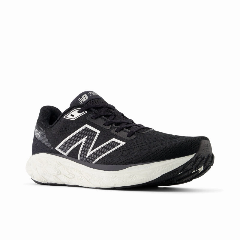 Fresh Foam X 880v14 - Black with Sea Salt and Silver Metallic - Men's New Balance casual sneakers for everyday comfort