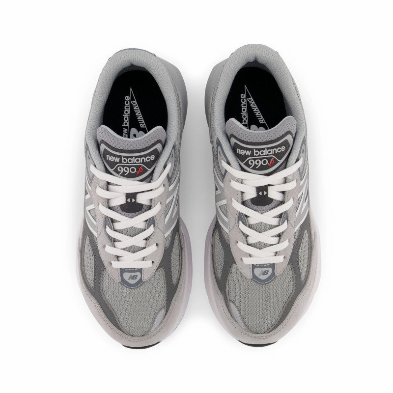 FuelCell 990v6 - Grey with Silver - Kids New Balance lifestyle shoes