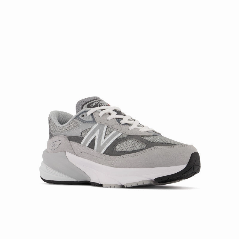 FuelCell 990v6 - Grey with Silver - Kids New Balance casual sneakers for everyday comfort