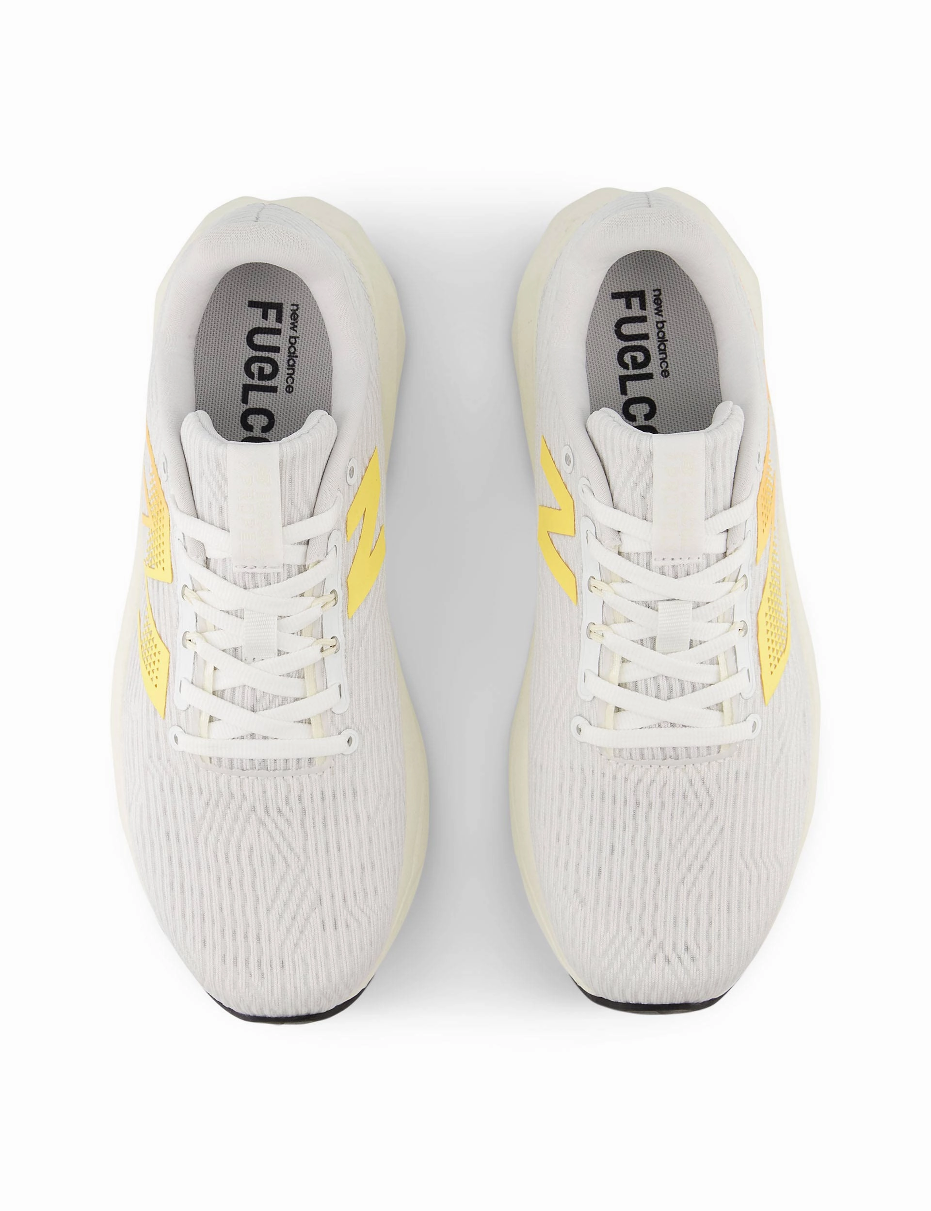 FuelCell Propel v5 Shoes - White/Mango New Balance women's athletic footwear