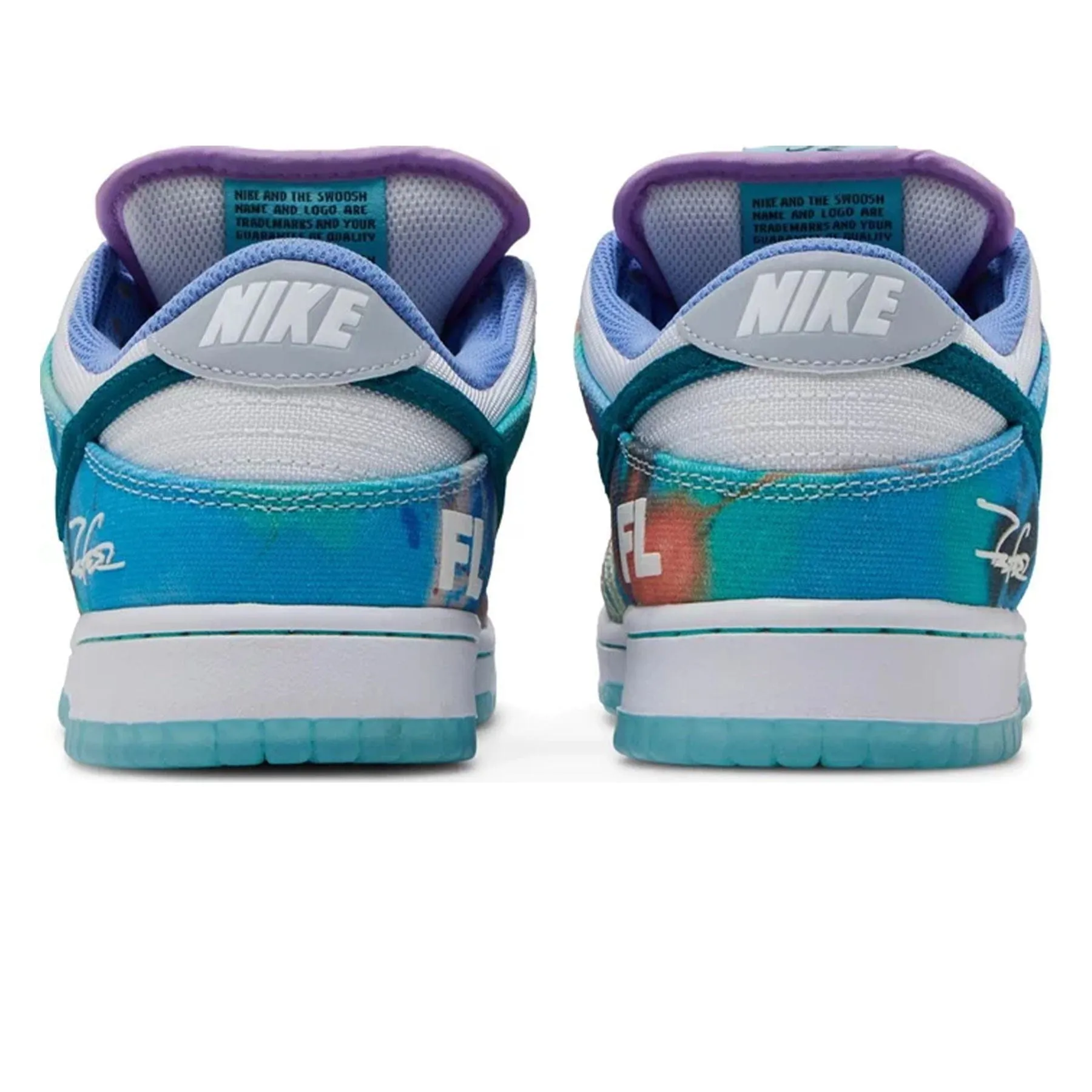 Futura Laboratories x Nike Dunk SB Low 'Bleached Aqua' Nike Dunk stylish shoes