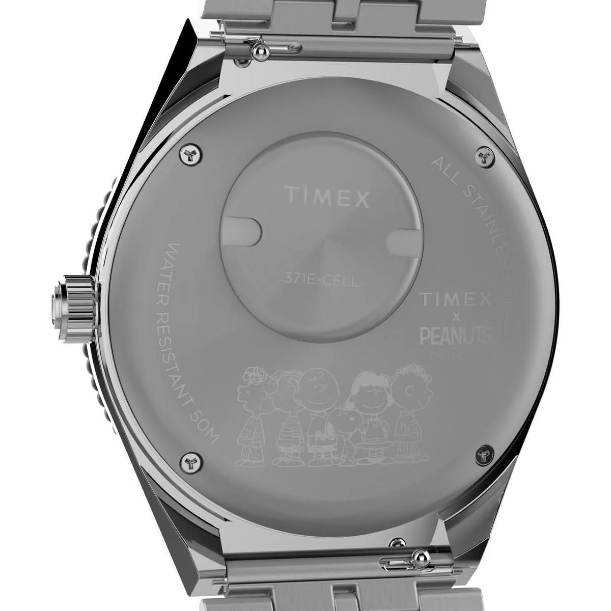 Gents Peanuts Q Timex Stainless Steel Watch TW2W83300